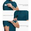 imageZITY 5 Pack Mens Polo Shirt Short Sleeve Sports Golf Tennis TShirt MoistureWicking Summer ShirtsBlack Grey White Blue Duckblue