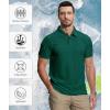 imageZITY 5 Pack Mens Polo Shirt Short Sleeve Sports Golf Tennis TShirt MoistureWicking Summer ShirtsDarkblue Forest Black Wine Deepgrey