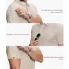 imageZITY 5 Pack Mens Polo Shirt Short Sleeve Sports Golf Tennis TShirt MoistureWicking Summer ShirtsDarkteal Grey Black Violet Lightkhaki