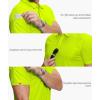 imageZITY 5 Pack Mens Polo Shirt Short Sleeve Sports Golf Tennis TShirt MoistureWicking Summer ShirtsForest Army Grass Turquoise Lemon