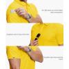 imageZITY 5 Pack Mens Polo Shirt Short Sleeve Sports Golf Tennis TShirt MoistureWicking Summer ShirtsGrass Yellow Lightkhaki White Orange
