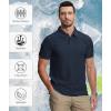 imageZITY 5 Pack Mens Polo Shirt Short Sleeve Sports Golf Tennis TShirt MoistureWicking Summer ShirtsNavy