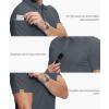 imageZITY 5 Pack Mens Polo Shirt Short Sleeve Sports Golf Tennis TShirt MoistureWicking Summer ShirtsPure Grey