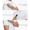 imageZITY 5 Pack Mens Polo Shirt Short Sleeve Sports Golf Tennis TShirt MoistureWicking Summer ShirtsWhite