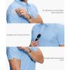 imageZITY 5 Pack Mens Polo Shirt Short Sleeve Sports Golf Tennis TShirt MoistureWicking Summer ShirtsWhite Moon Bluegreen Turquoise Sky