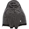 imageZITY Boys Zip Up Hoodie Fleece Jacket Kids Sherpa Lined Sweatshirts Outerwear Unisex Warm Winter Coat 615 Years OldBlack Grey