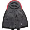 imageZITY Boys Zip Up Hoodie Fleece Jacket Kids Sherpa Lined Sweatshirts Outerwear Unisex Warm Winter Coat 615 Years OldBlack Red