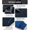 imageZITY Boys Zip Up Hoodie Fleece Jacket Kids Sherpa Lined Sweatshirts Outerwear Unisex Warm Winter Coat 615 Years OldBlue Black