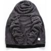 imageZITY Boys Zip Up Hoodie Fleece Jacket Kids Sherpa Lined Sweatshirts Outerwear Unisex Warm Winter Coat 615 Years OldDark Black Grey