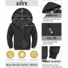 imageZITY Boys Zip Up Hoodie Fleece Jacket Kids Sherpa Lined Sweatshirts Outerwear Unisex Warm Winter Coat 615 Years OldDeep Grey