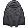 imageZITY Boys Zip Up Hoodie Fleece Jacket Kids Sherpa Lined Sweatshirts Outerwear Unisex Warm Winter Coat 615 Years OldNavy Grey