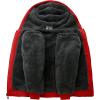 imageZITY Boys Zip Up Hoodie Fleece Jacket Kids Sherpa Lined Sweatshirts Outerwear Unisex Warm Winter Coat 615 Years OldRed