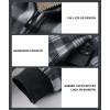 imageZITY Heavy Thick Hoodies for Men Plaid Flannel Warm Sherpa Fleece Lined Winter Full Zip Up CoatBlack Gray