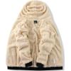 imageZITY Heavy Thick Hoodies for Men Plaid Flannel Warm Sherpa Fleece Lined Winter Full Zip Up CoatDark Blue