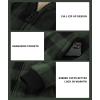 imageZITY Heavy Thick Hoodies for Men Plaid Flannel Warm Sherpa Fleece Lined Winter Full Zip Up CoatDark Green