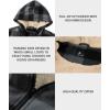imageZITY Heavy Thick Hoodies for Men Plaid Flannel Warm Sherpa Fleece Lined Winter Full Zip Up CoatDark Grey