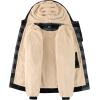 imageZITY Heavy Thick Hoodies for Men Plaid Flannel Warm Sherpa Fleece Lined Winter Full Zip Up CoatDark Grey
