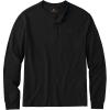 imageZITY Long Sleeve Henley Shirts for Men Casual Waffle Thermal Fashion Pullover 3Button TShirt with PocketAll Black