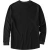 imageZITY Long Sleeve Henley Shirts for Men Casual Waffle Thermal Fashion Pullover 3Button TShirt with PocketBlack