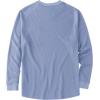 imageZITY Long Sleeve Henley Shirts for Men Casual Waffle Thermal Fashion Pullover 3Button TShirt with PocketHaze Blue