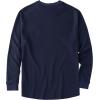 imageZITY Long Sleeve Henley Shirts for Men Casual Waffle Thermal Fashion Pullover 3Button TShirt with PocketNavy Blue
