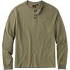 imageZITY Long Sleeve Henley Shirts for Men Casual Waffle Thermal Fashion Pullover 3Button TShirt with PocketOlive Green