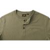 imageZITY Long Sleeve Henley Shirts for Men Casual Waffle Thermal Fashion Pullover 3Button TShirt with PocketOlive Green
