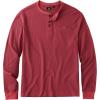 imageZITY Long Sleeve Henley Shirts for Men Casual Waffle Thermal Fashion Pullover 3Button TShirt with PocketRed