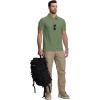 imageZITY Mens 2 Pack Polo Shirts Short Sleeve Performance Sports Golf Shirt for Men Tactical ShirtBlack Green