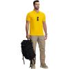 imageZITY Mens 2 Pack Polo Shirts Short Sleeve Performance Sports Golf Shirt for Men Tactical ShirtViolet Yellow