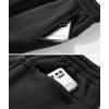 imageZITY Mens Thick Fleece Winter Pants Heavyweight Warm Sherpa Lined Athletic Jogger Sweatpants with Pockets003blackribbed Cuff