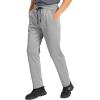 imageZITY Mens Thick Fleece Winter Pants Heavyweight Warm Sherpa Lined Athletic Jogger Sweatpants with Pockets006graystraight Cuff