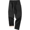 imageZITY Mens Thick Fleece Winter Pants Heavyweight Warm Sherpa Lined Athletic Jogger Sweatpants with PocketsBlack