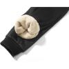 imageZITY Mens Thick Fleece Winter Pants Heavyweight Warm Sherpa Lined Athletic Jogger Sweatpants with PocketsDeep Black