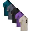 Darkteal Grey Black Violet Lightkhaki