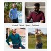 imageZITY 3 Pack Men Polo Shirts Long Sleeve with Pocket Golf Shirts Shirts for Men Casual Work Athletic Collared TShirtsBlack Duckblue Winered