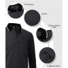 imageZITY 3 Pack Men Polo Shirts Long Sleeve with Pocket Golf Shirts Shirts for Men Casual Work Athletic Collared TShirtsGrey Navy Duckblue