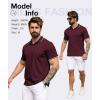 imageZITY 3 Pack Men Polo Shirts Short Sleeve with Pocket Sport Wicking Shirts for Men Casual Athletic Collared TShirtsBlack Duckblue Winered