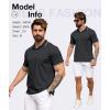 imageZITY 3 Pack Men Polo Shirts Short Sleeve with Pocket Sport Wicking Shirts for Men Casual Athletic Collared TShirtsBlack Green Grey