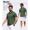 imageZITY 3 Pack Men Polo Shirts Short Sleeve with Pocket Sport Wicking Shirts for Men Casual Athletic Collared TShirtsBlack Green Navy