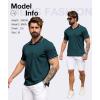 imageZITY 3 Pack Men Polo Shirts Short Sleeve with Pocket Sport Wicking Shirts for Men Casual Athletic Collared TShirtsGrey Navy Duckblue