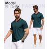 imageZITY 3 Pack Men Polo Shirts Short Sleeve with Pocket Sport Wicking Shirts for Men Casual Athletic Collared TShirtsMoonblue Duckblue Greenblue