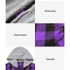 imageZITY 3 Pack Mens Flannel Hoodie Shirts Long Sleeve Casual Vintage Button Down Plaid Shirt Jacket with PocketDeepbluebeige Purple Yellownavy