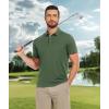 imageZITY 3 Pack Polo Shirts for Men Short Sleeve Moisture Wicking T Shirt Business Casual Mens Golf Shirts Collared TShirtsBlack Grey Green