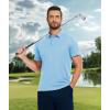 imageZITY 3 Pack Polo Shirts for Men Short Sleeve Moisture Wicking T Shirt Business Casual Mens Golf Shirts Collared TShirtsGrey Blue Royal
