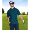 imageZITY 4 Pack Mens Polo Shirt Short Sleeve Athletic Performance Tactical Shirts for Men Outdoor Sport Work TShirtWhite Green Blue Teal Blue