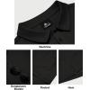 imageZITY 5 Pack Tactical Polo Shirts for Men Golf Shirt Short Sleeve Athletic Performance Moisture Wicking Work Outdoor TshirtsBlack