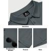 imageZITY 5 Pack Tactical Polo Shirts for Men Golf Shirt Short Sleeve Athletic Performance Moisture Wicking Work Outdoor TshirtsBlack Gray Wine Navy Darktealblue