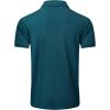 imageZITY 5 Pack Tactical Polo Shirts for Men Golf Shirt Short Sleeve Athletic Performance Moisture Wicking Work Outdoor TshirtsBlack Grey Navy Blue Teal