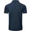 imageZITY 5 Pack Tactical Polo Shirts for Men Golf Shirt Short Sleeve Athletic Performance Moisture Wicking Work Outdoor TshirtsWhite Black Gray Navy Blue